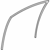 OEM 2020 Toyota Prius Run Channel - 68141-47052