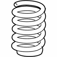 OEM 2010 GMC Yukon XL 1500 Spring - 25909347