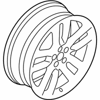 OEM Ford Edge Wheel, Alloy - DT4Z-1007-A