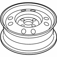 OEM 2005 Kia Spectra5 Wheel Assembly-Steel - 529102F401