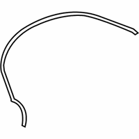 OEM 2006 Chrysler Sebring WEATHERSTRIP-A-Pillar Base - 4814538AH