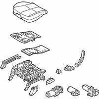 OEM 2017 Kia Sedona Cushion Assembly-Front Seat - 88200A9161DLA