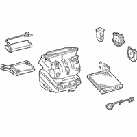 OEM 2011 Toyota Prius Evaporator Assembly - 87050-47150