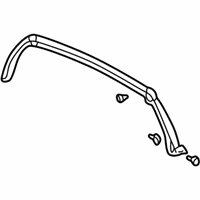 OEM 2002 Acura NSX Weatherstrip, Rear Pillar - 72330-SL0-T01