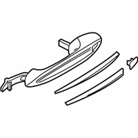 OEM 2021 BMW M5 Exterior Door Handle - 52219491458