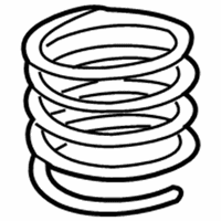 OEM 2003 Kia Sorento Rear Coil Spring - 551013E001DS