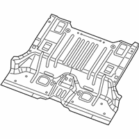OEM 2022 Jeep Wrangler Panel-Rear Floor Pan - 68375211AD