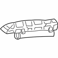 OEM 2000 Lexus LX470 Duct Sub-Assy, Front Fender Air, RH - 53807-60050