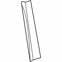 OEM 2020 Lexus GS F MOULDING, Rear Door Window Frame - 75762-30140