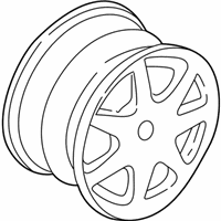 OEM 1998 Acura NSX Disk, Aluminum Wheel (17X8 1/2Jj) (Grand Prix White) (Asahi) - 42700-SL0-A20ZA