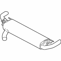 OEM 2022 BMW X5 Rear Muffler With Exhaust Fl - 18-30-7-935-430