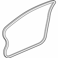 OEM 2014 Honda Civic Seal, FR. Door Opening - 72315-TS8-A01