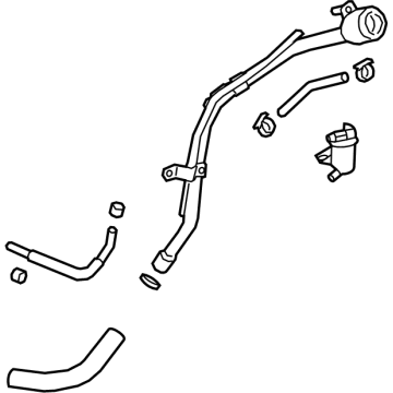 OEM 2022 Hyundai Santa Fe Filler Neck Assembly-Fuel - 31030-S2550