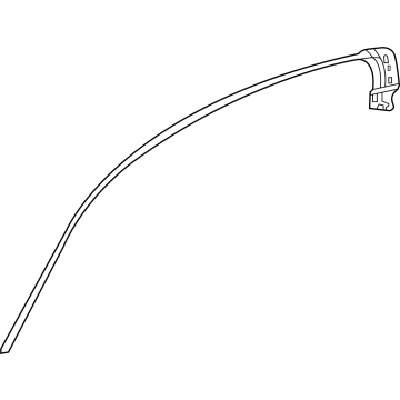 OEM 2022 BMW M8 Gran Coupe SEALING SIDE FRAME LEFT - 51-76-7-435-443