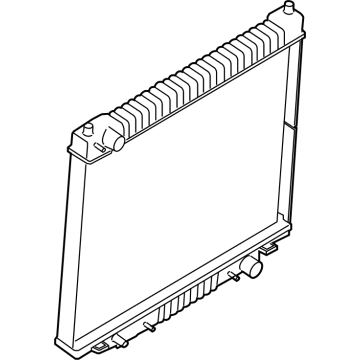 OEM 2012 Ford E-350 Super Duty Radiator Assembly - 9C2Z-8005-F