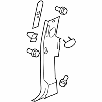 OEM Chevrolet Silverado 1500 Lock Pillar Trim - 22871289