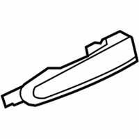 OEM Chevrolet Caprice Lever, Front Side Door Outside Handle - 92214650