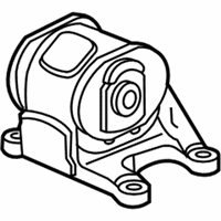OEM 2011 Acura TL Rubber Assembly, Rear Engine Mounting (Mt) - 50810-TK5-A51