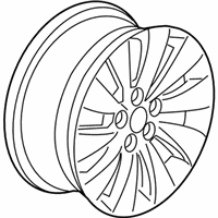 OEM Honda Accord Disk, Aluminum Wheel (17X7) (1/2J) (Hitachi) - 42700-T3L-A92