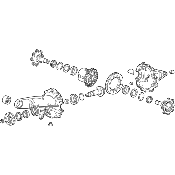 OEM 2021 GMC Yukon XL Differential Assembly - 84923541