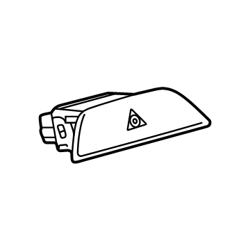 OEM 2021 Toyota Venza Hazard Switch - 84332-48070