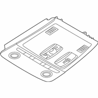 OEM 2013 BMW X6 Switch Unit Roof - 61-31-9-225-947