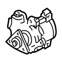 OEM 2000 Mercury Mountaineer Power Steering Pump - F77Z-3A674-DBRM