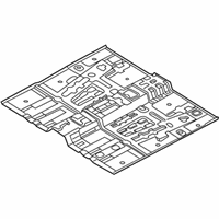 OEM Kia Sorento Panel-Center Floor - 651110W000