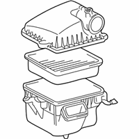 OEM 2004 Lexus LS430 Cleaner Assy, Air - 17700-50230