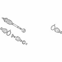 OEM Scion xA Axle Assembly - 43410-52071