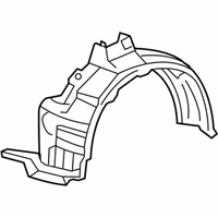 Genuine Toyota Highlander Fender Liner - 53806-48051