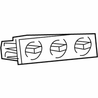 OEM 1998 GMC Safari Heater Control Assembly - 15130957