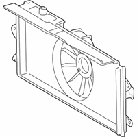 OEM 2006 Toyota Matrix Fan Shroud - 16711-0D160