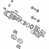 OEM Hyundai Brake Assembly-Rear Wheel, RH - 58230-C1500