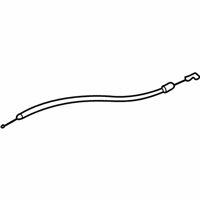 OEM Hyundai Santa Fe Rear Door Inside Handle Rod, Left - 81471-26000