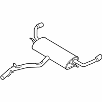 OEM BMW X5 Rear Muffler - 18-30-8-572-489
