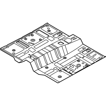 OEM Hyundai Santa Cruz Floor Pan - 65101K5000