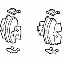 OEM 2008 Hyundai Sonata Rear Disc Brake Pad Kit - 58302-2HA01