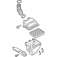 OEM Lincoln Continental Air Cleaner Assembly - GD9Z-9600-B