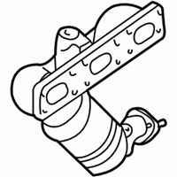 OEM BMW 328i Exchange. Exhaust Manifold With Catalyst - 11-62-7-503-675