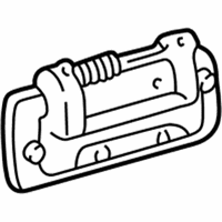 OEM 2005 Lexus LX470 Rear Door Outside Handle Assembly, Left - 69240-60081-B4