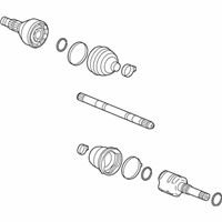 OEM 2019 Cadillac XTS Axle Assembly - 22823297