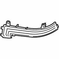 OEM 2013 BMW ActiveHybrid 3 Auxiliary Turn Indicator, Mirror, Right - 63-13-7-280-772