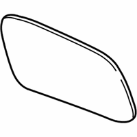 OEM BMW M240i Mirror Glass, Heated, Plane, Left - 51-16-7-390-617