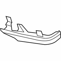 OEM 2013 BMW M6 Lower Housing Section, Left - 51-16-7-266-375