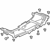 OEM Honda Accord Panel Assy., Console *NH892L* (MIRROR BLACK) - 77297-T3V-A52ZA