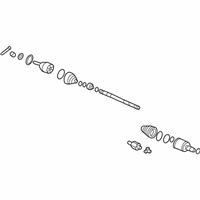 OEM 2005 Hyundai Elantra Shaft Assembly-Drive, LH - 49501-2D513