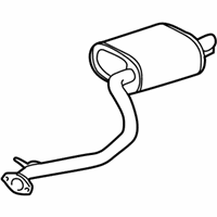 OEM Lexus IS250 Exhaust Tail Pipe Assembly - 17430-31D00