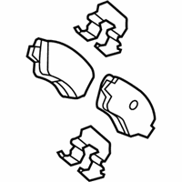 OEM Hyundai Elantra GT Rear Disc Brake Pad Kit - 58302-G3A60