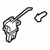 OEM Toyota Lock Assembly - 64610-AA010